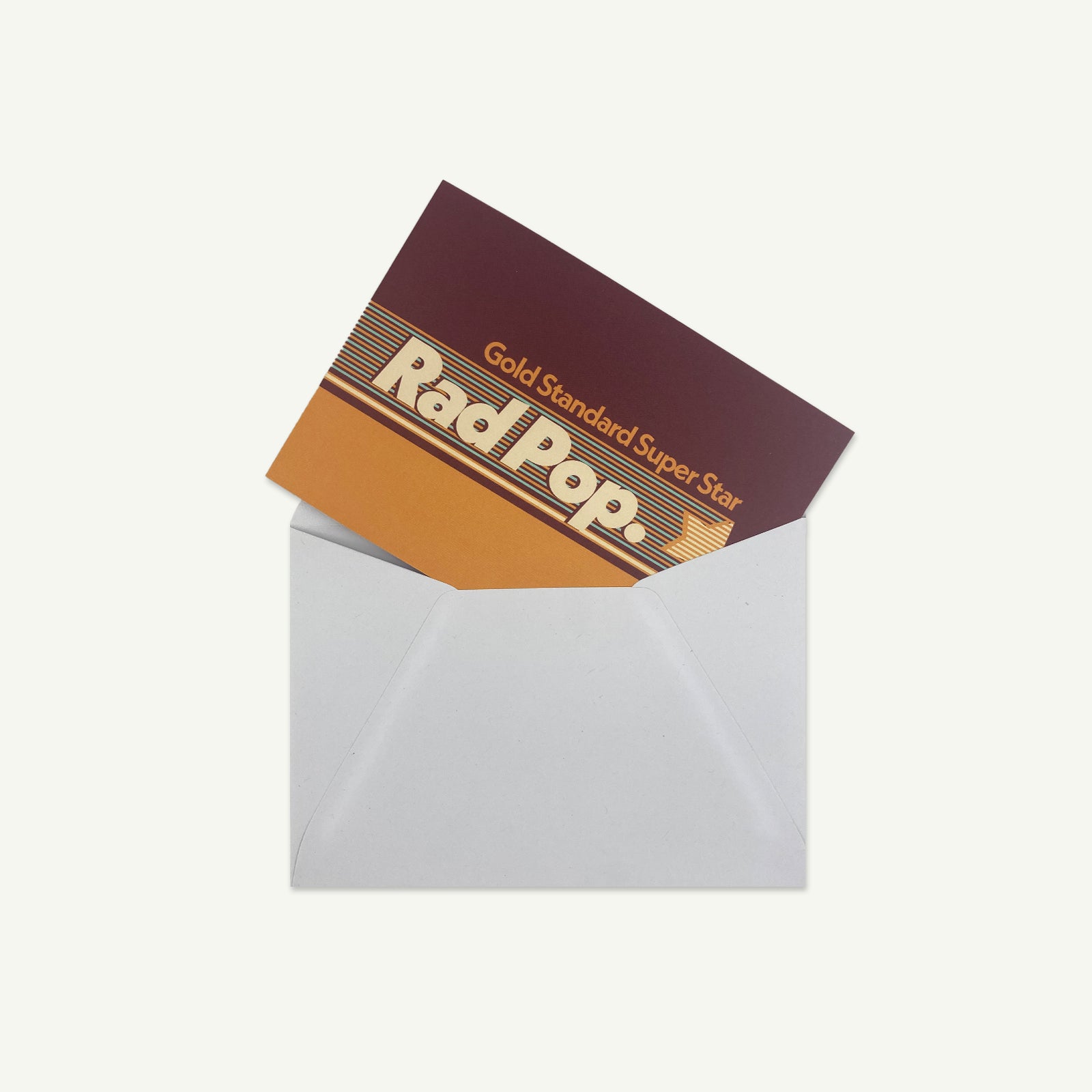 FREE Gold Standard Rad Pop A6 Greeting Card