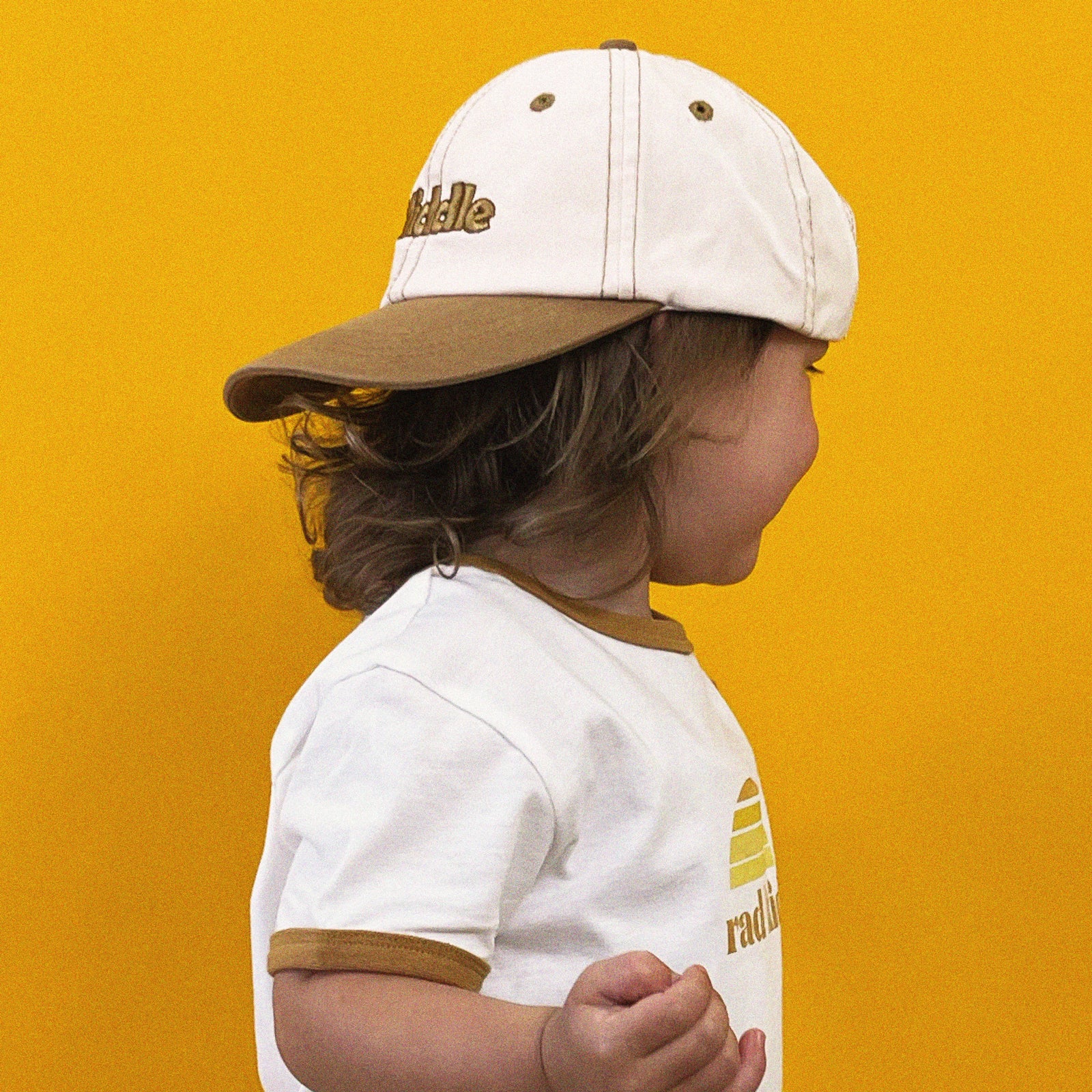 Middle Two Tone Baseball Cap