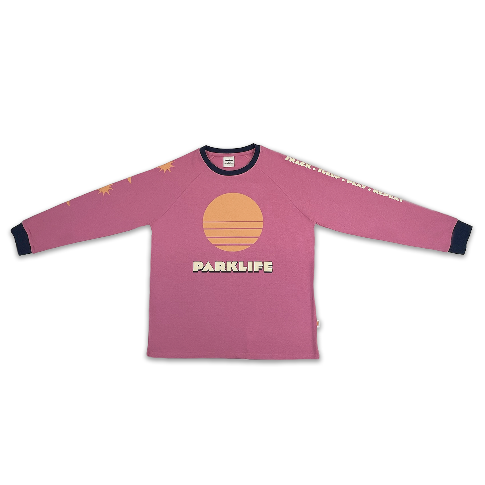Parklife Ladies Long Sleeve Tee - Peony