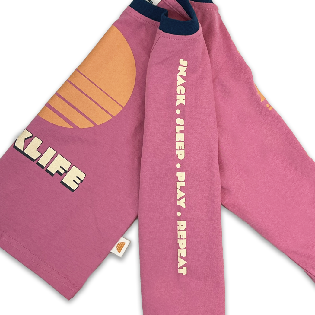 Parklife Kids Long Sleeve Tee - Peony