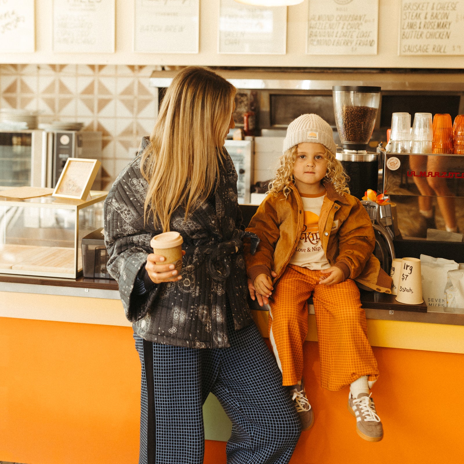 Rad Kid Organic Stretch PJ Set - Sunsets + FREE socks