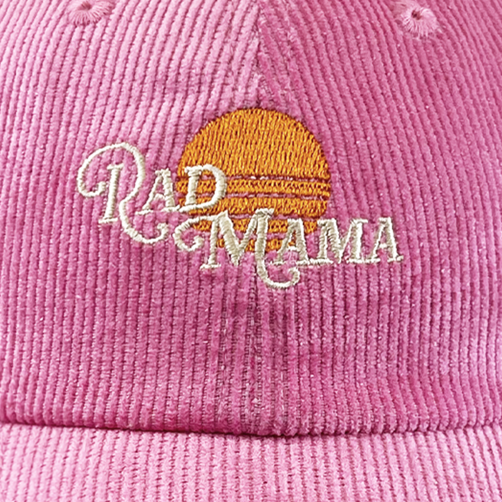 Rad Mama and Rad Kid Cord Cap Bundle - Pink