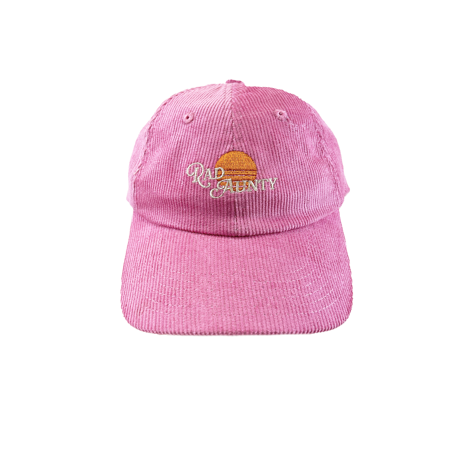 Rad Aunty and Rad Kid Cord Cap Bundle - Pink