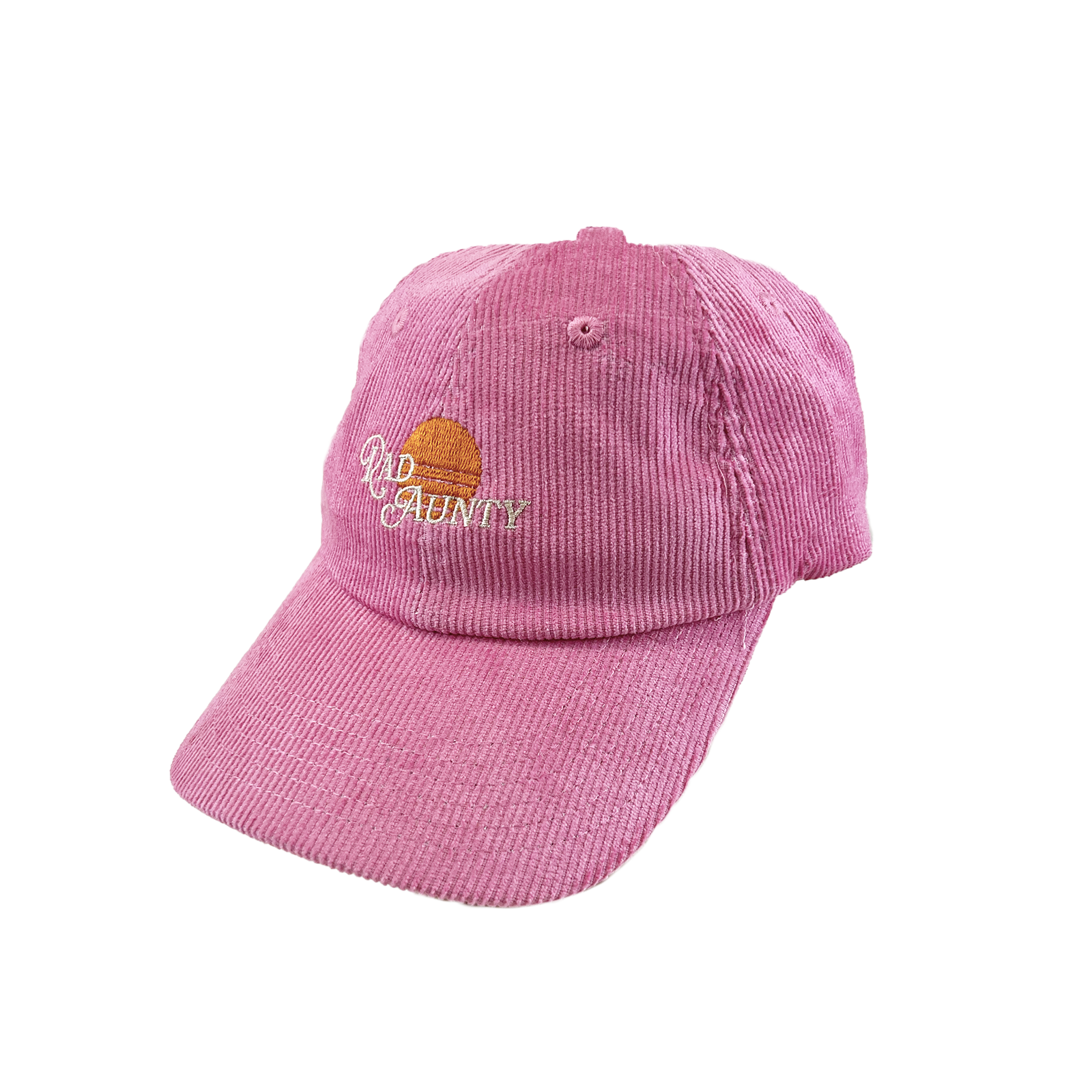 Rad Aunty and Rad Kid Cord Cap Bundle - Pink