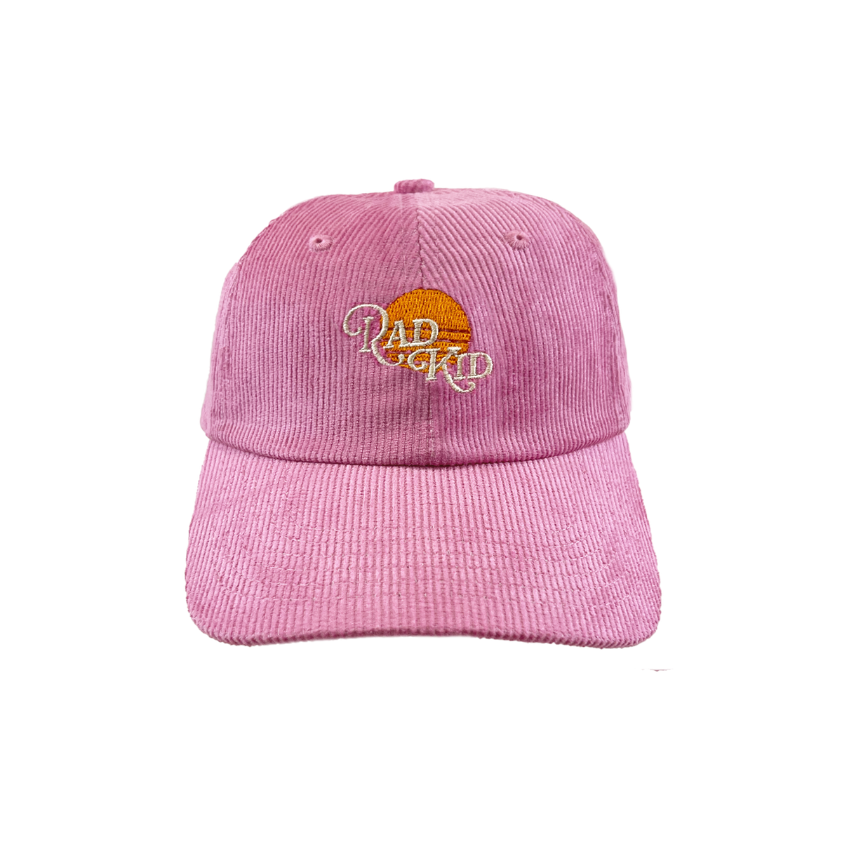Rad Kid Baseball Organic Cord Cap - Pink | Banabae