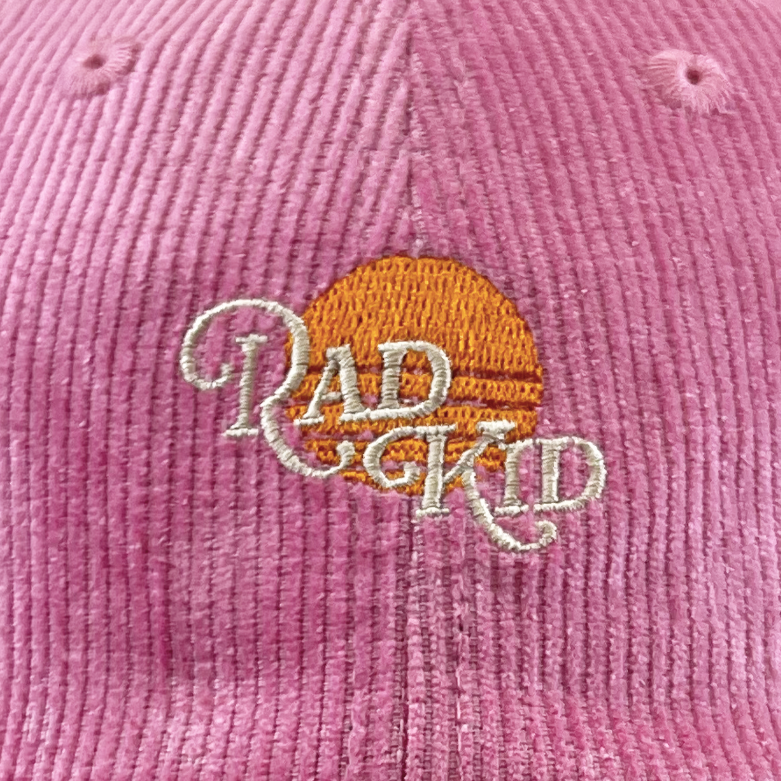 Rad Aunty and Rad Kid Cord Cap Bundle - Pink