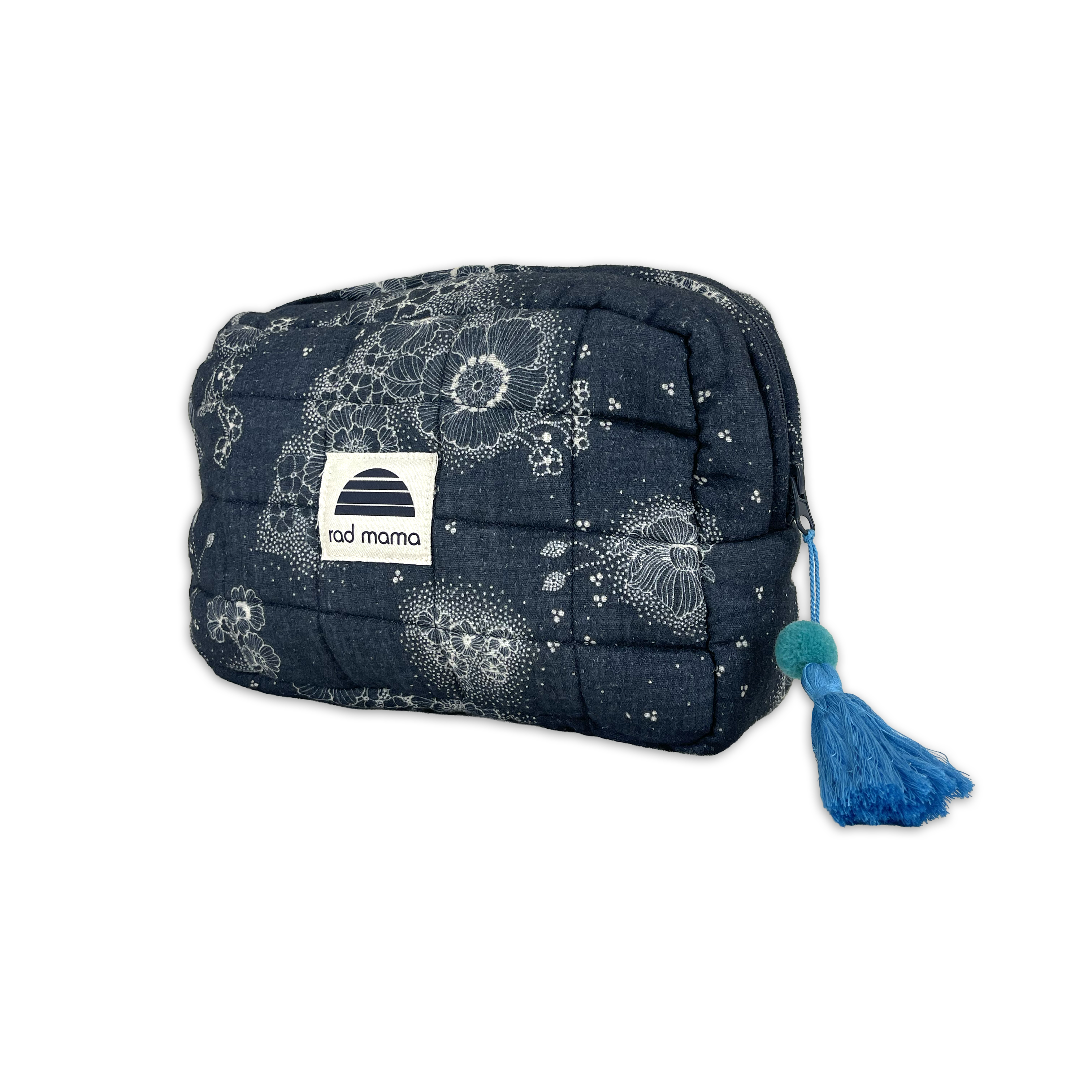 Rad Mama Quilted Make Up Bag - Luminescent Floral