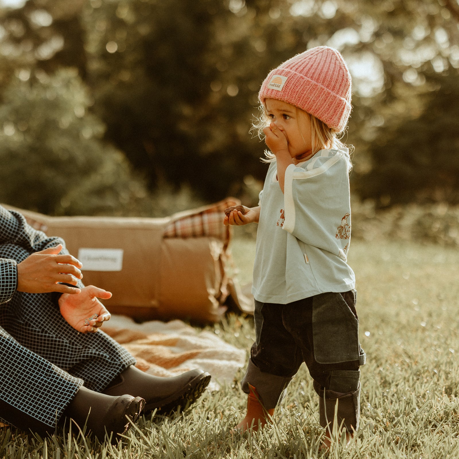 Rad Kid Cord Worker Pant - Dark Teal