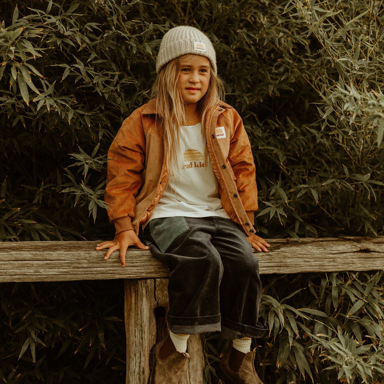 Rad Kid Cord Worker Pant - Dark Teal