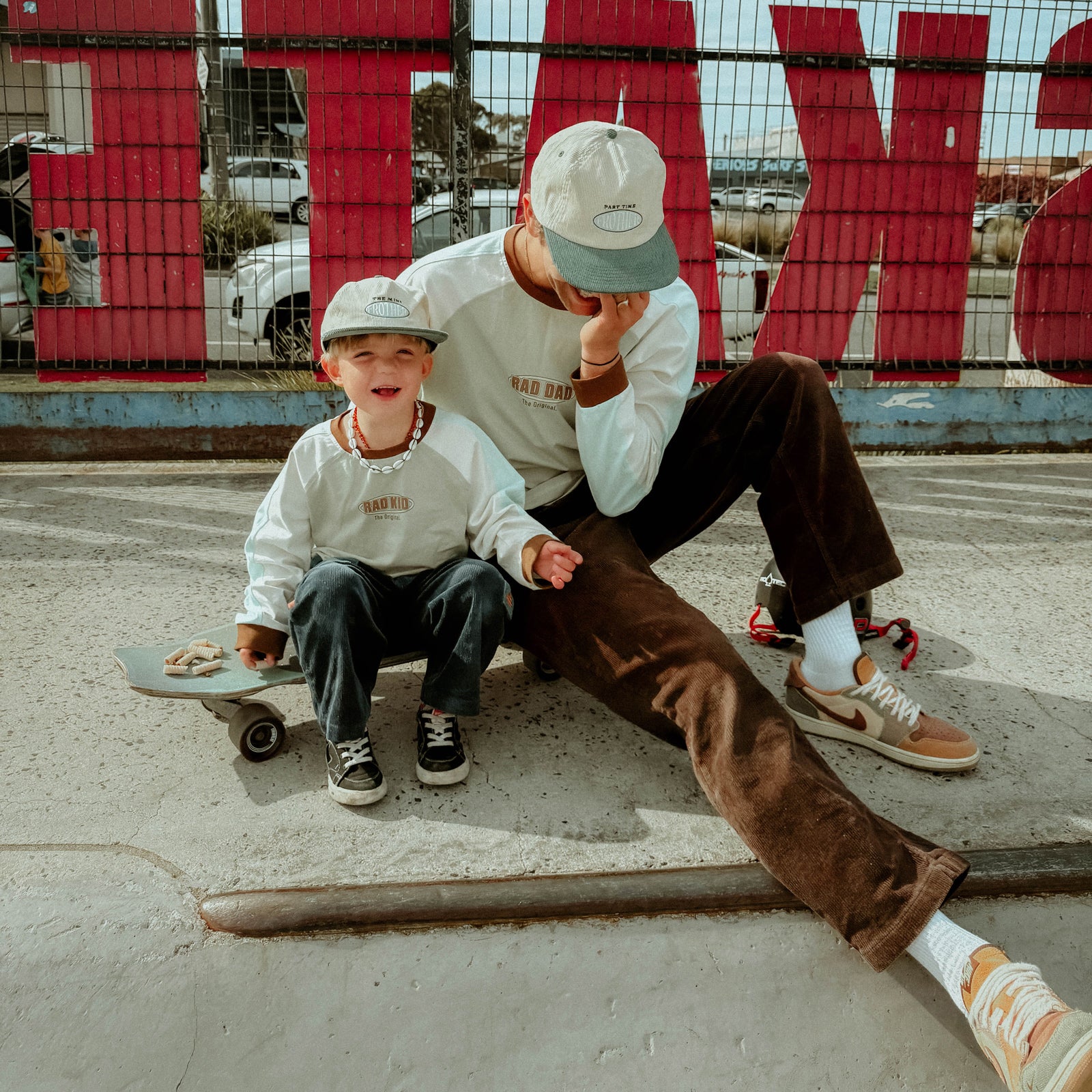 Rad Dad Long Sleeve Spliced Tee