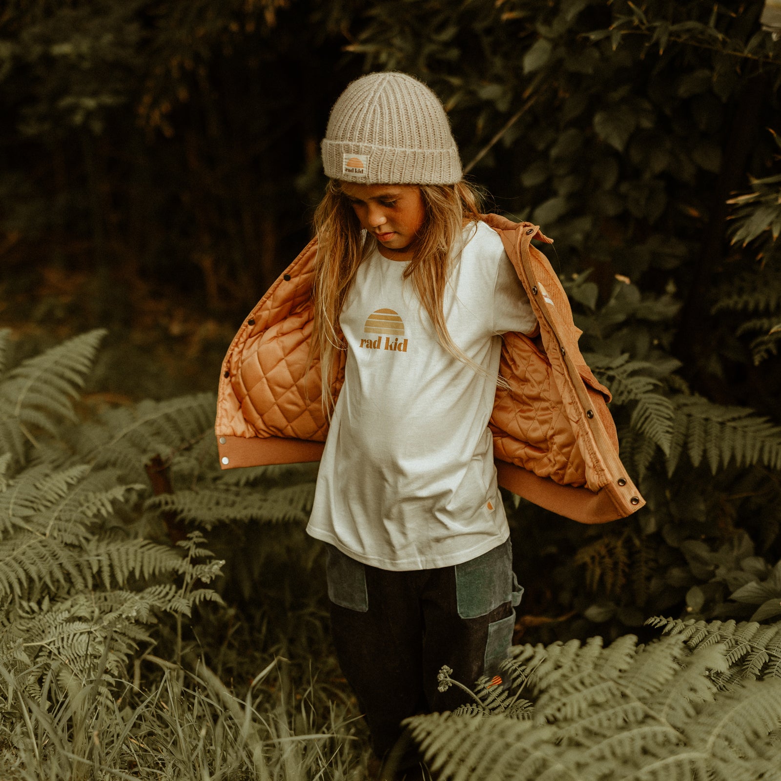 Rad Kid Cord Collared Bomber Jacket