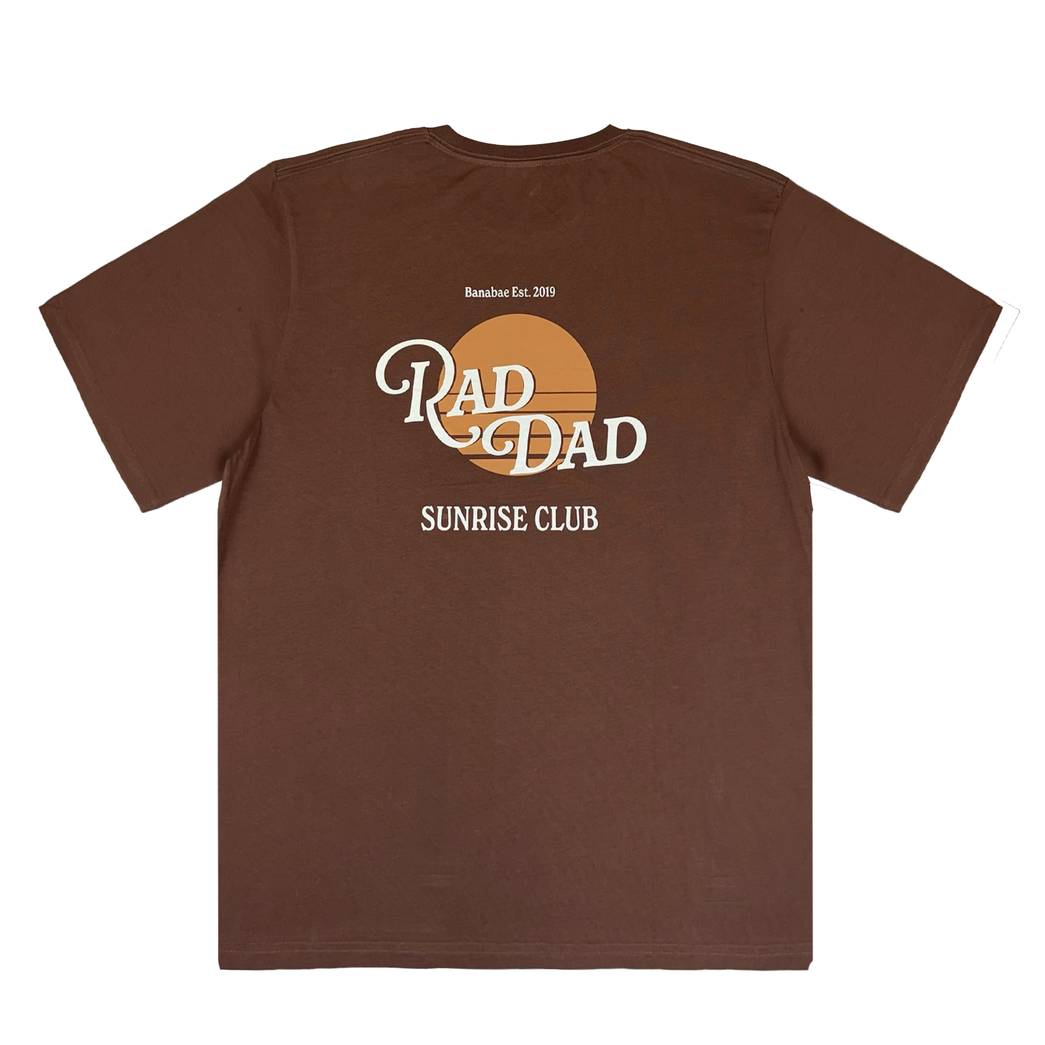 Rad Dad Sunrise Club Tee - Dark Choc