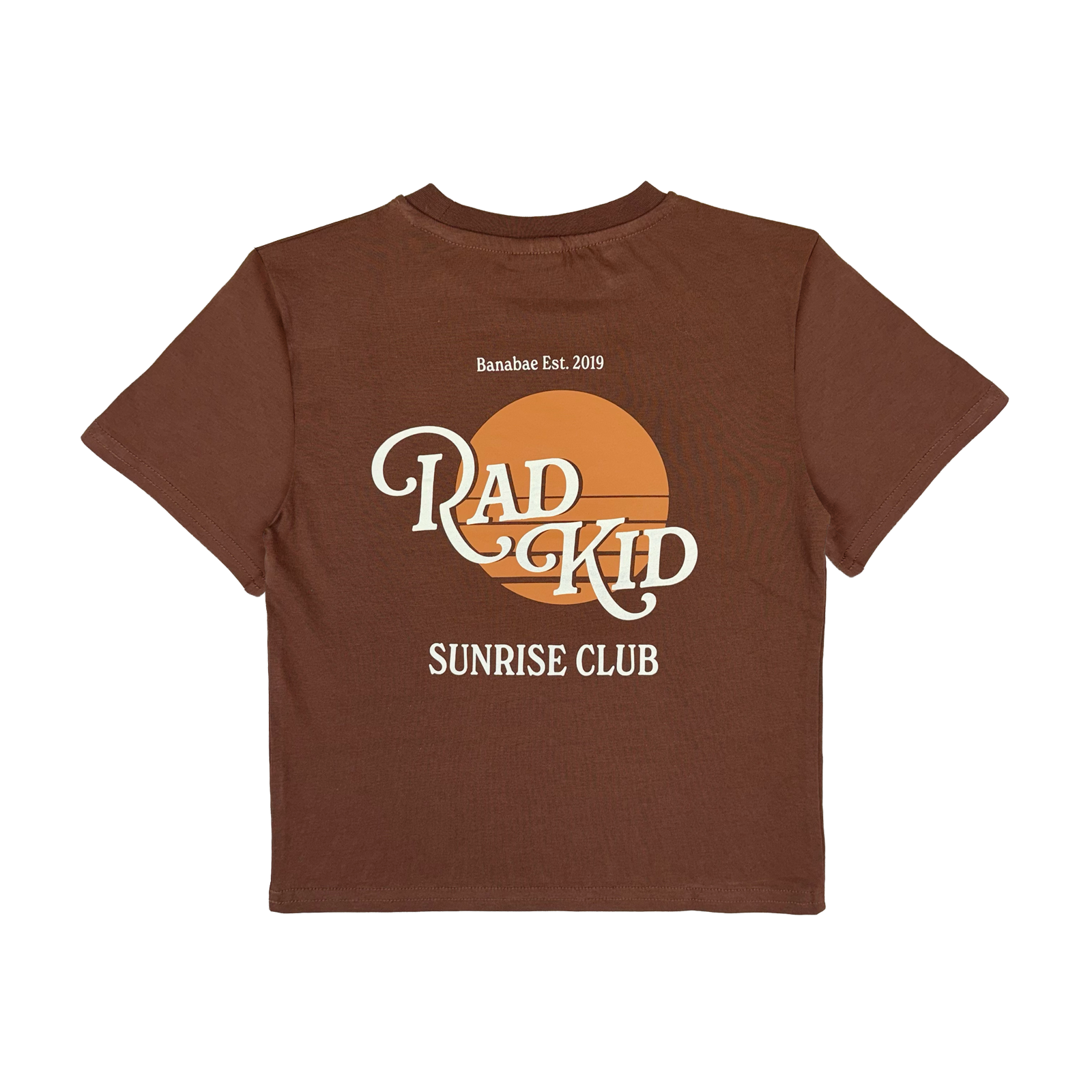 Rad Kid Sunrise Club Tee - Choc