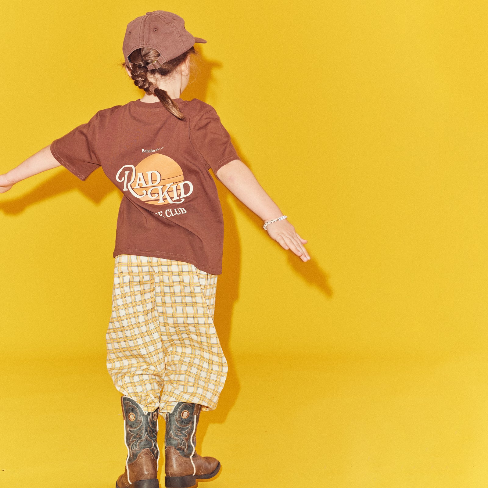 Rad Kid Sunrise Club Tee - Choc