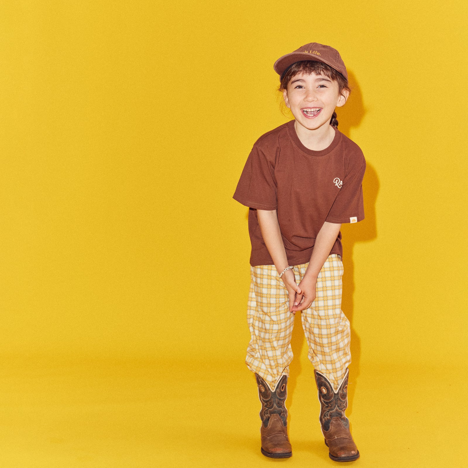 Rad Kid Sunrise Club Tee - Choc