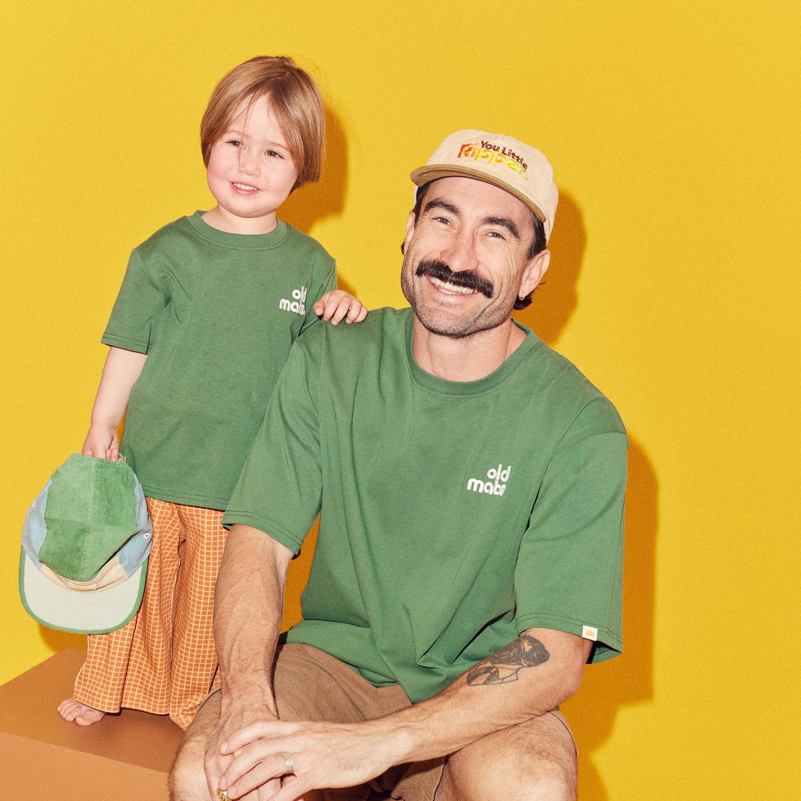 Old Mate Organic Cotton Adult Tee - Eucalyptus