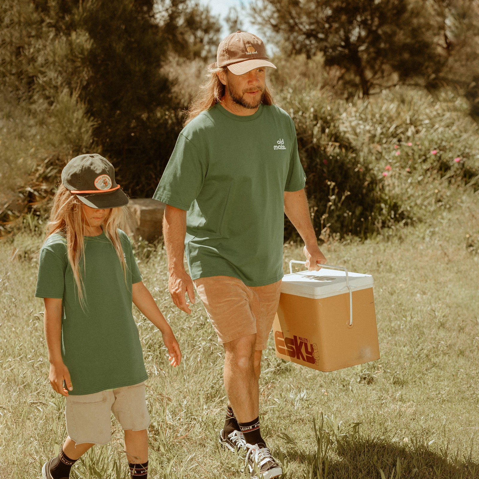 Old Mate Organic Cotton Kids Tee - Eucalyptus