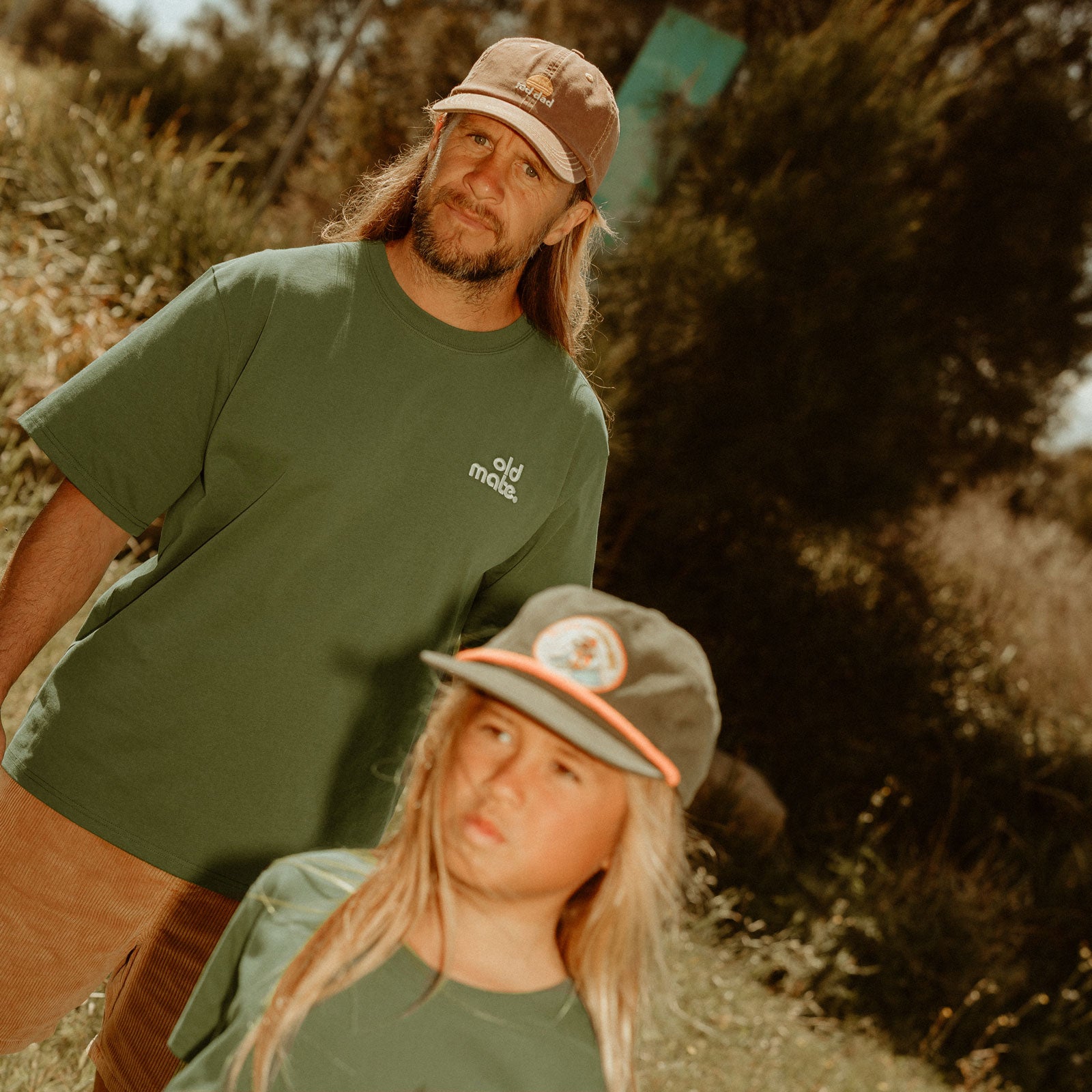 Old Mate Organic Cotton Adult Tee - Eucalyptus