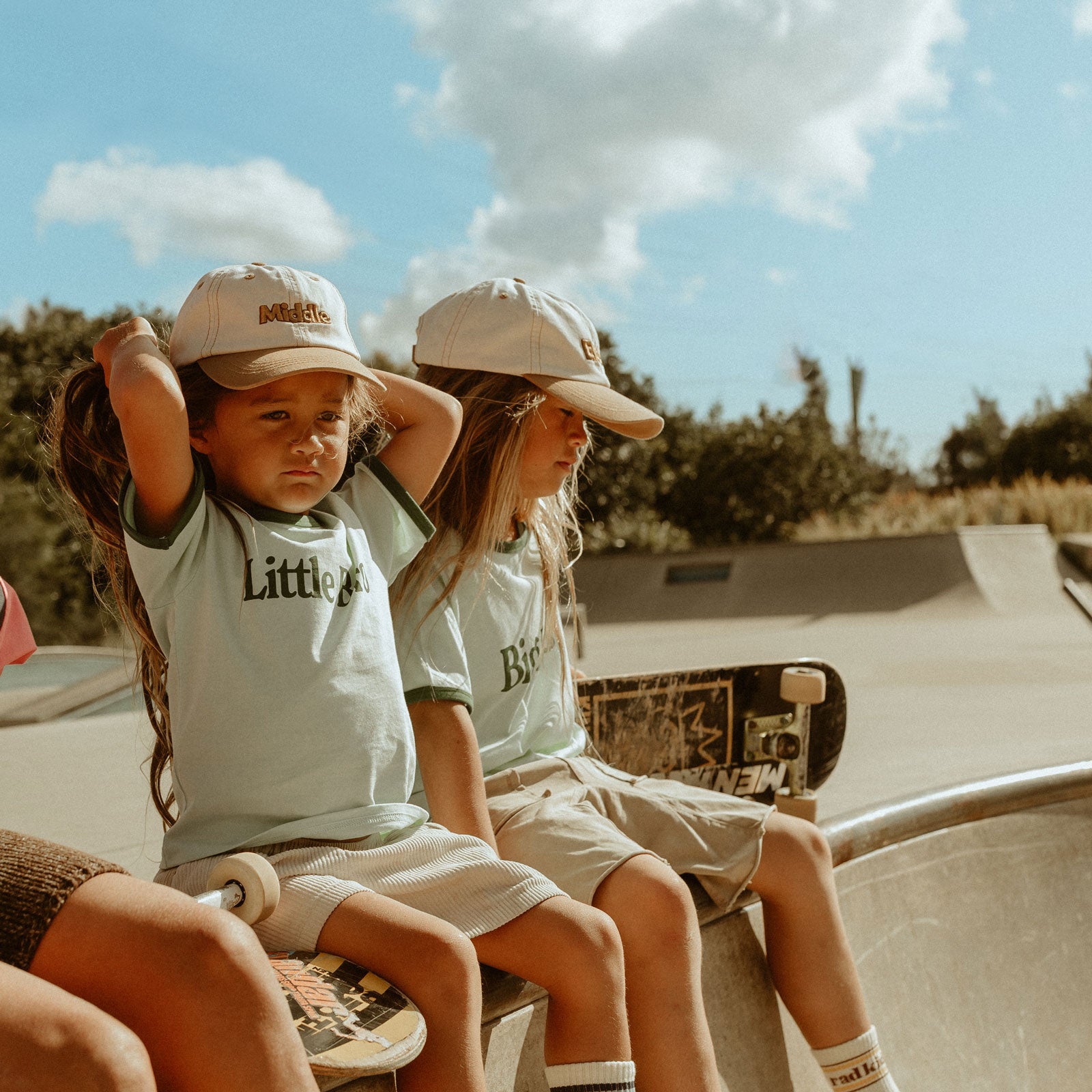Middle Two Tone Baseball Cap