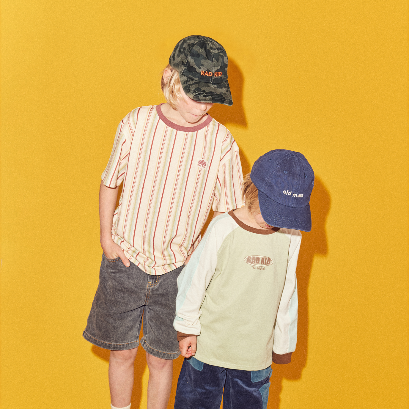 Rad Dad and Rad Kid Baseball Cap Bundle - Camo