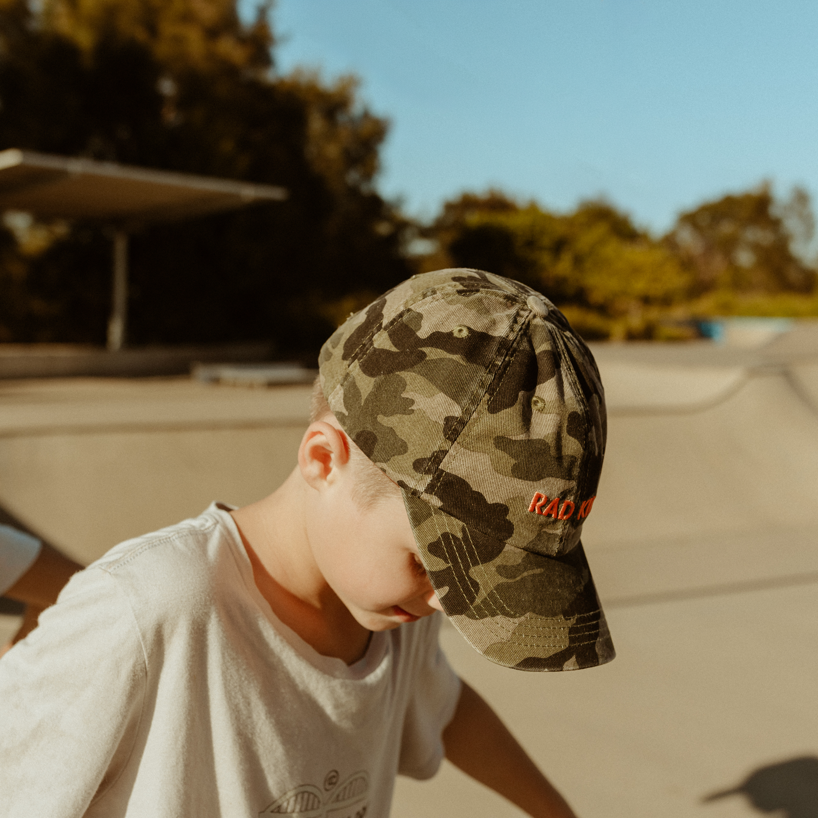 Rad Kid Unstructured Baseball Cap - Camo