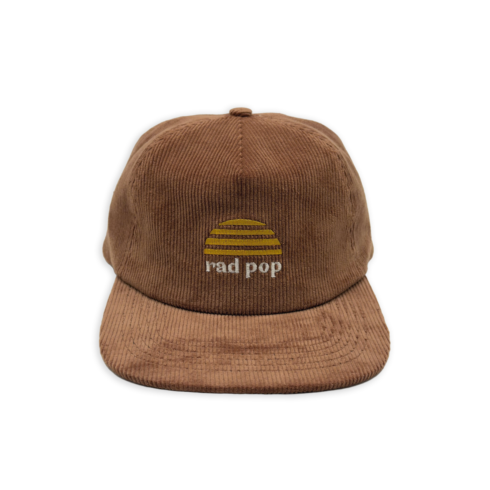 Rad Pop Pinch Front Cord Cap - Tan