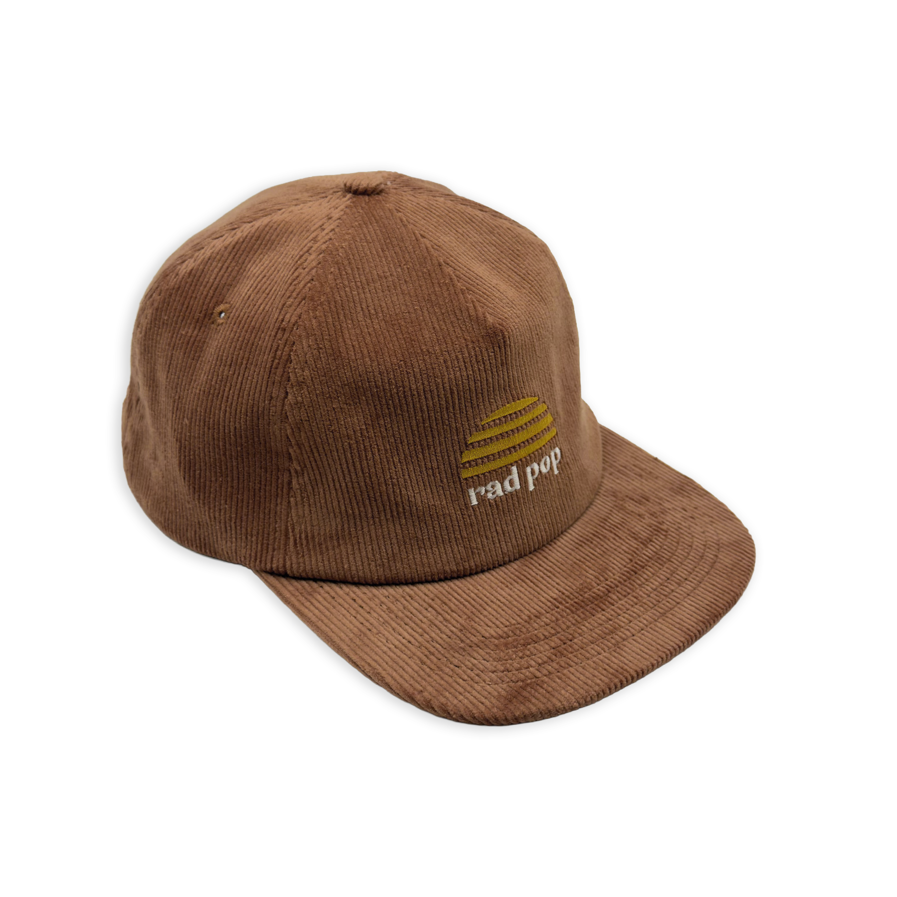 Rad Pop Pinch Front Cord Cap - Tan
