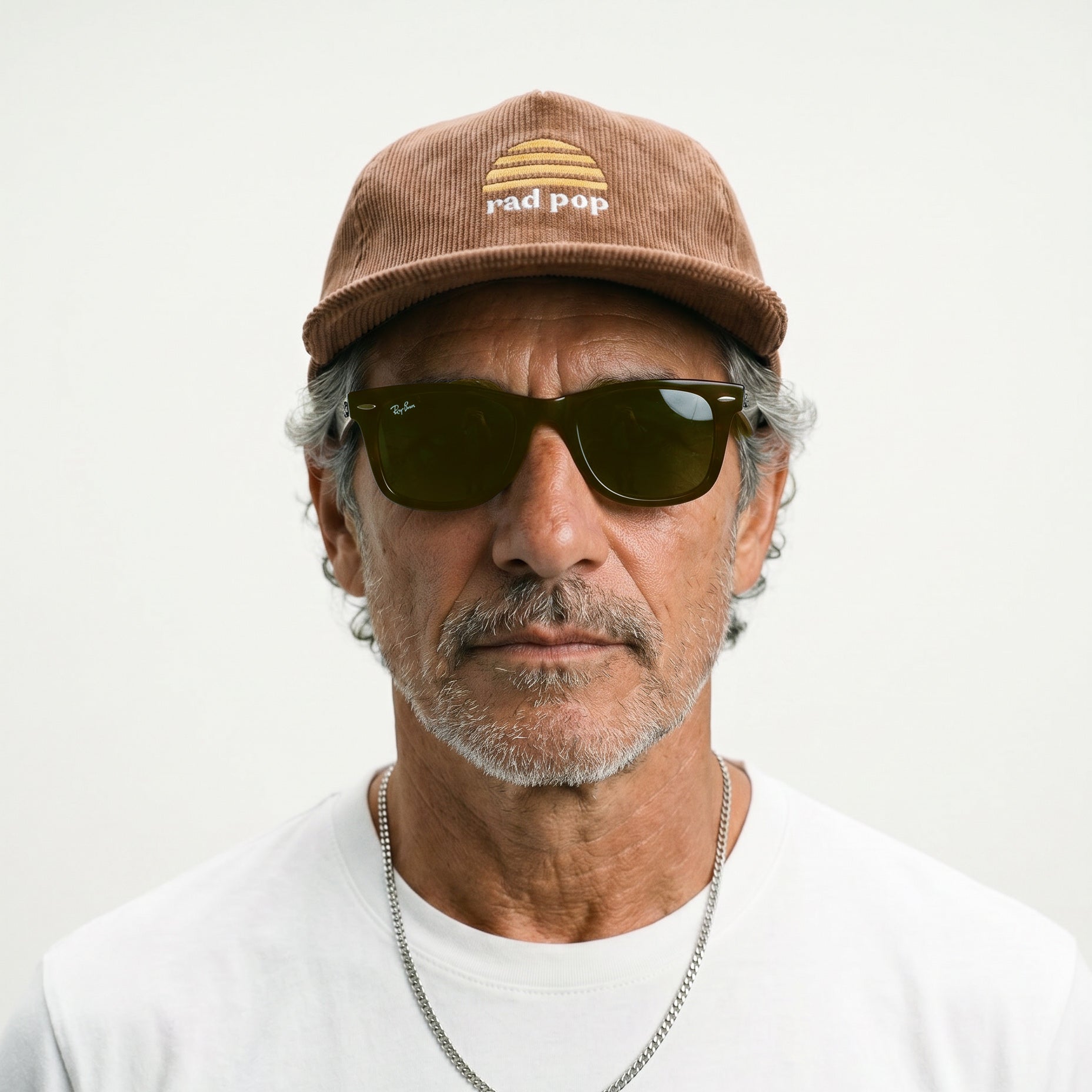 Rad Pop Pinch Front Cord Cap - Tan