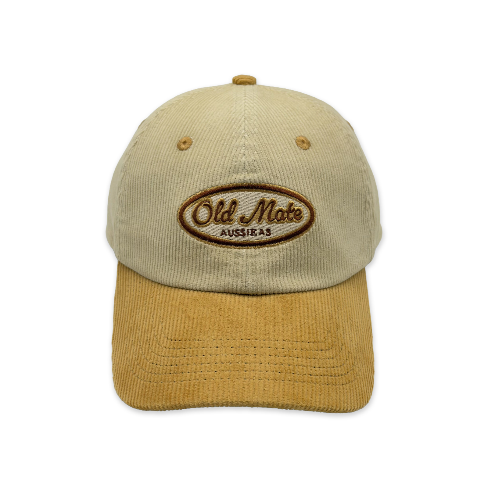 Old Mate 2 Tone Baseball Kids Cap - Sand