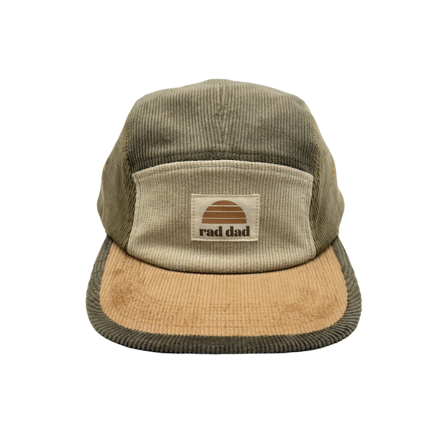 Rad Dad Spliced 5 Panel Cord Cap - Eucalyptus