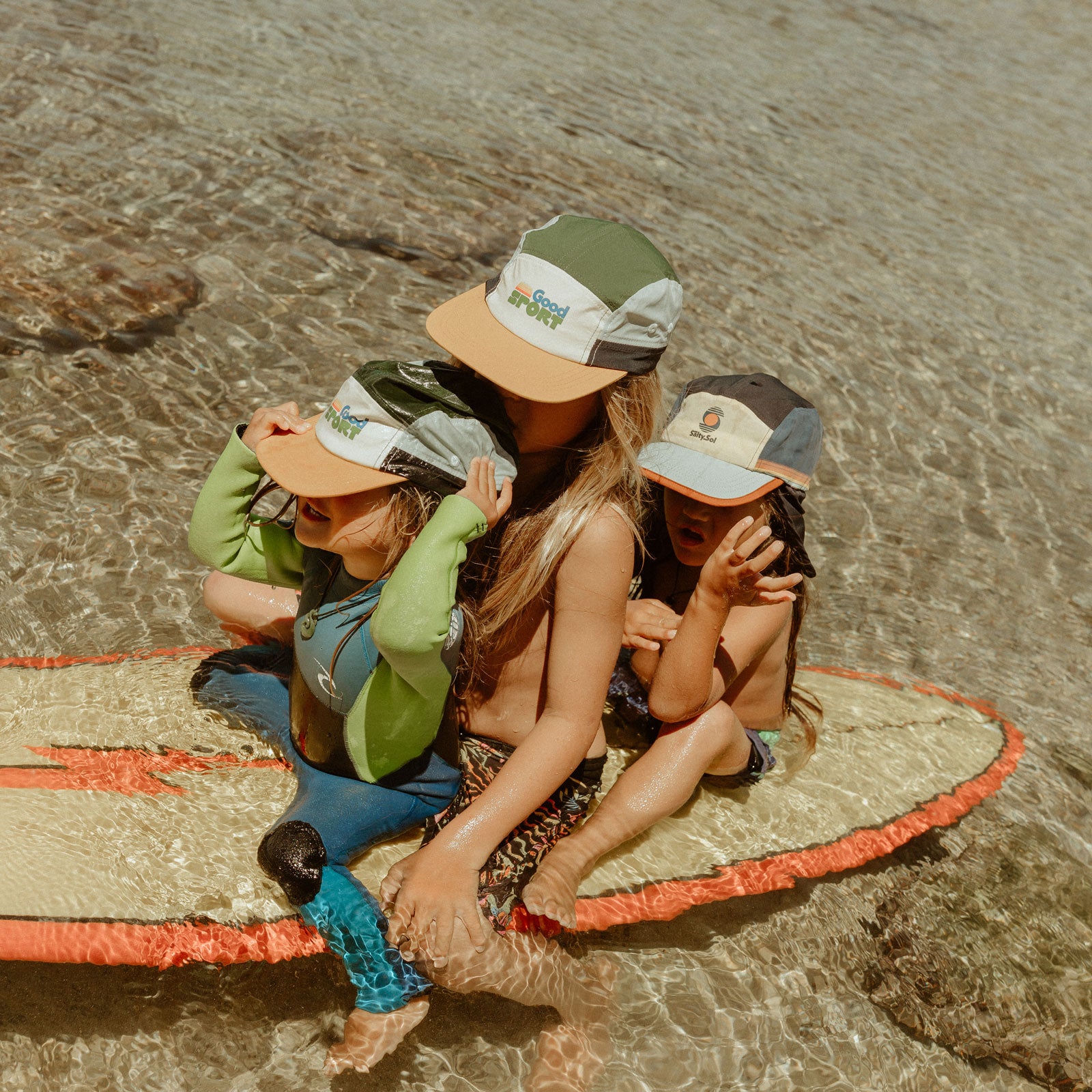 Good Sport 5 Panel Active Kids Cap - Forest