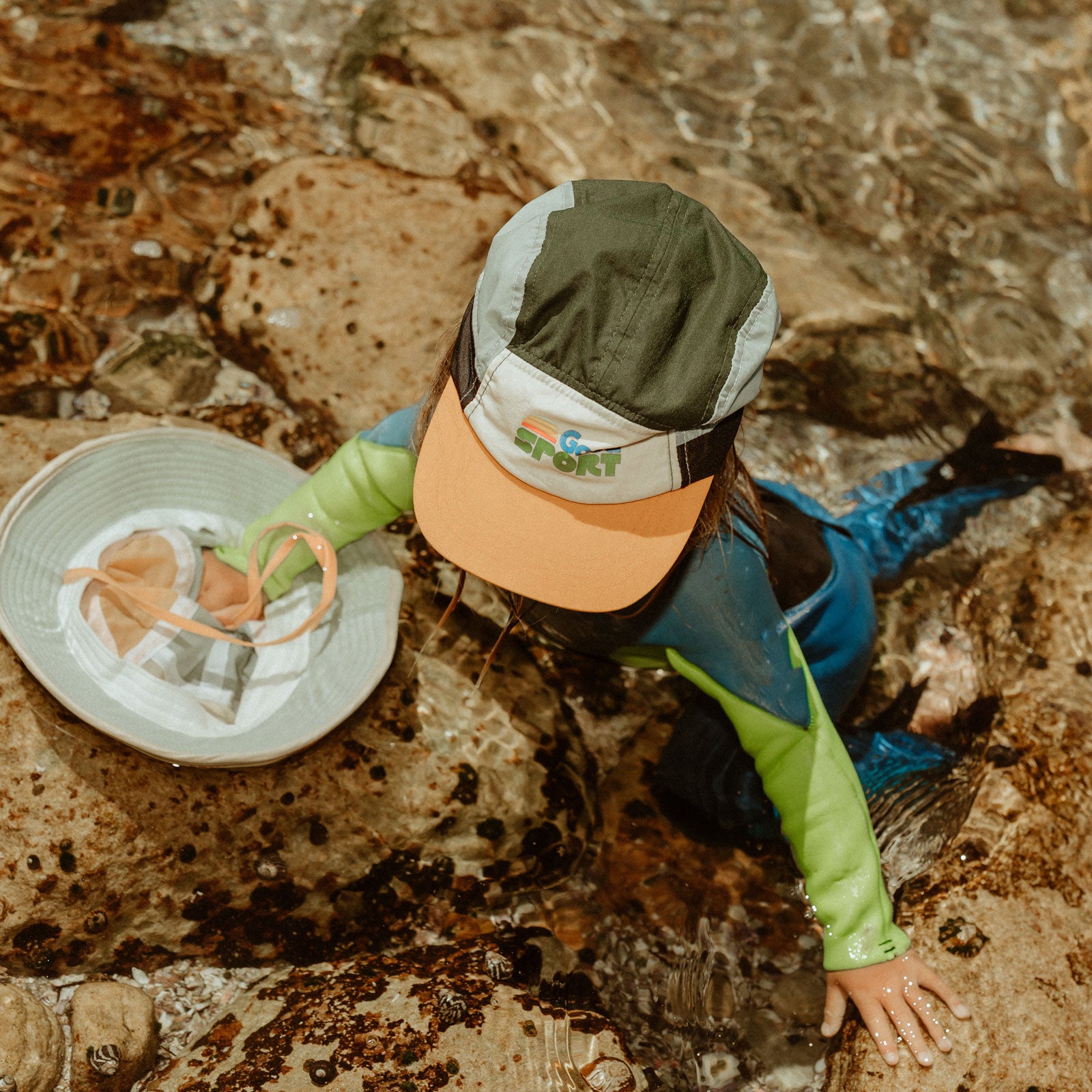 Good Sport 5 Panel Active Kids Cap - Forest