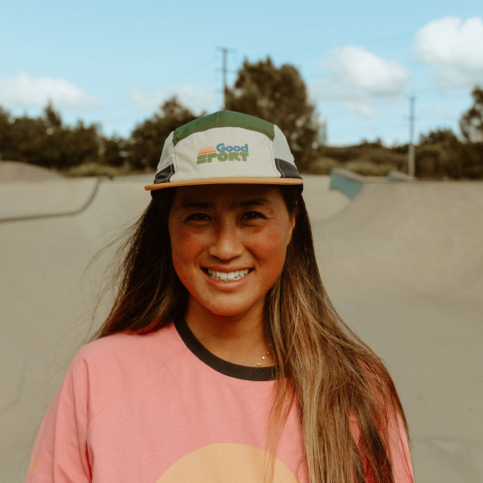 Good Sport 5 Panel Active Cap - Forest