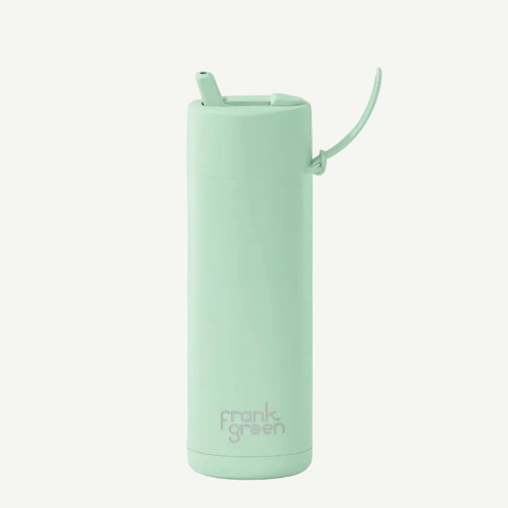 Frank Green 20oz Ceramic Reusable Bottle with Flip Straw Lid - Mint Gelato