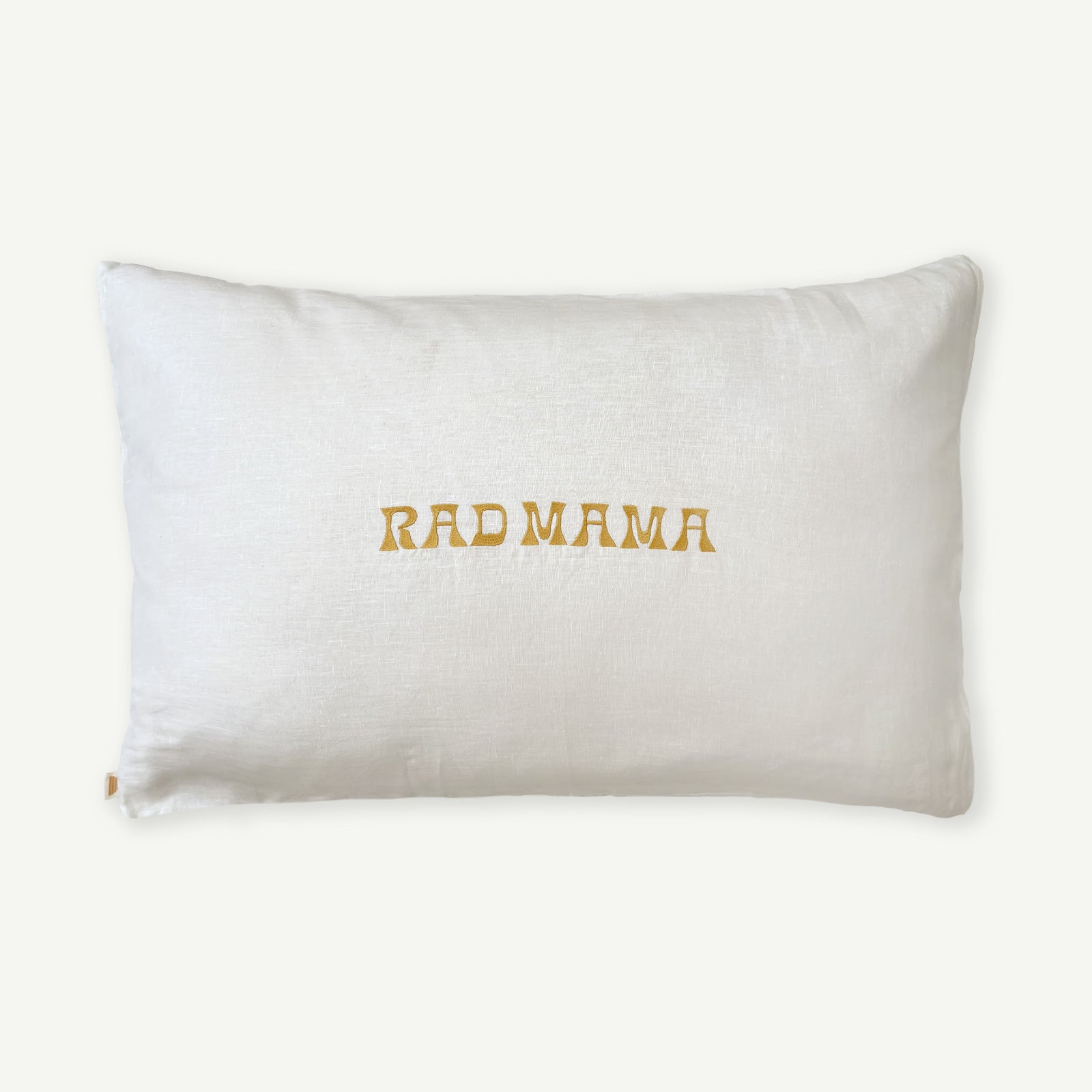 Rad Mama and Rad Dad Embroidered Standard Pillowcase Set