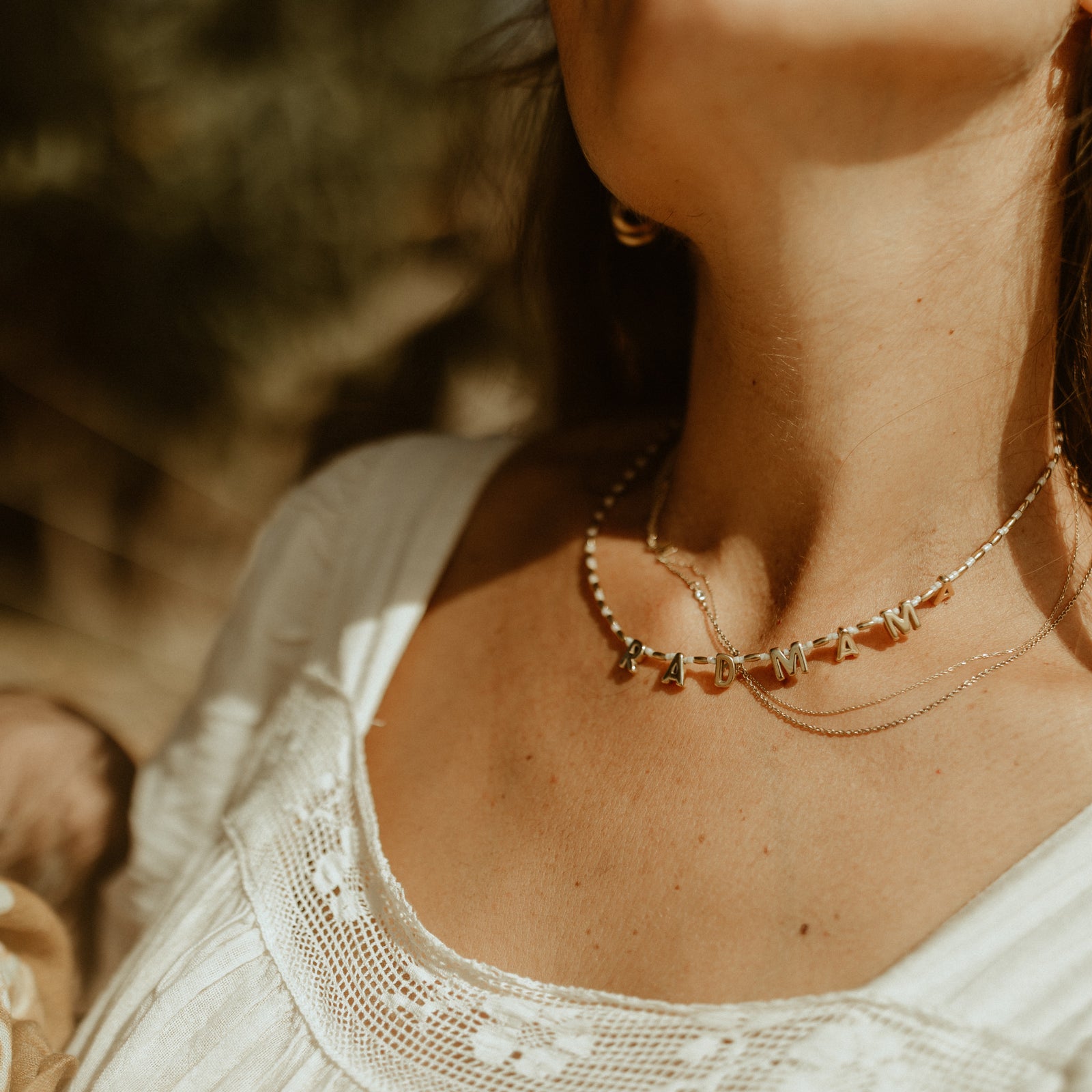 Rad Mama Gold and Pearl Necklace - Banabae x Arms of Eve