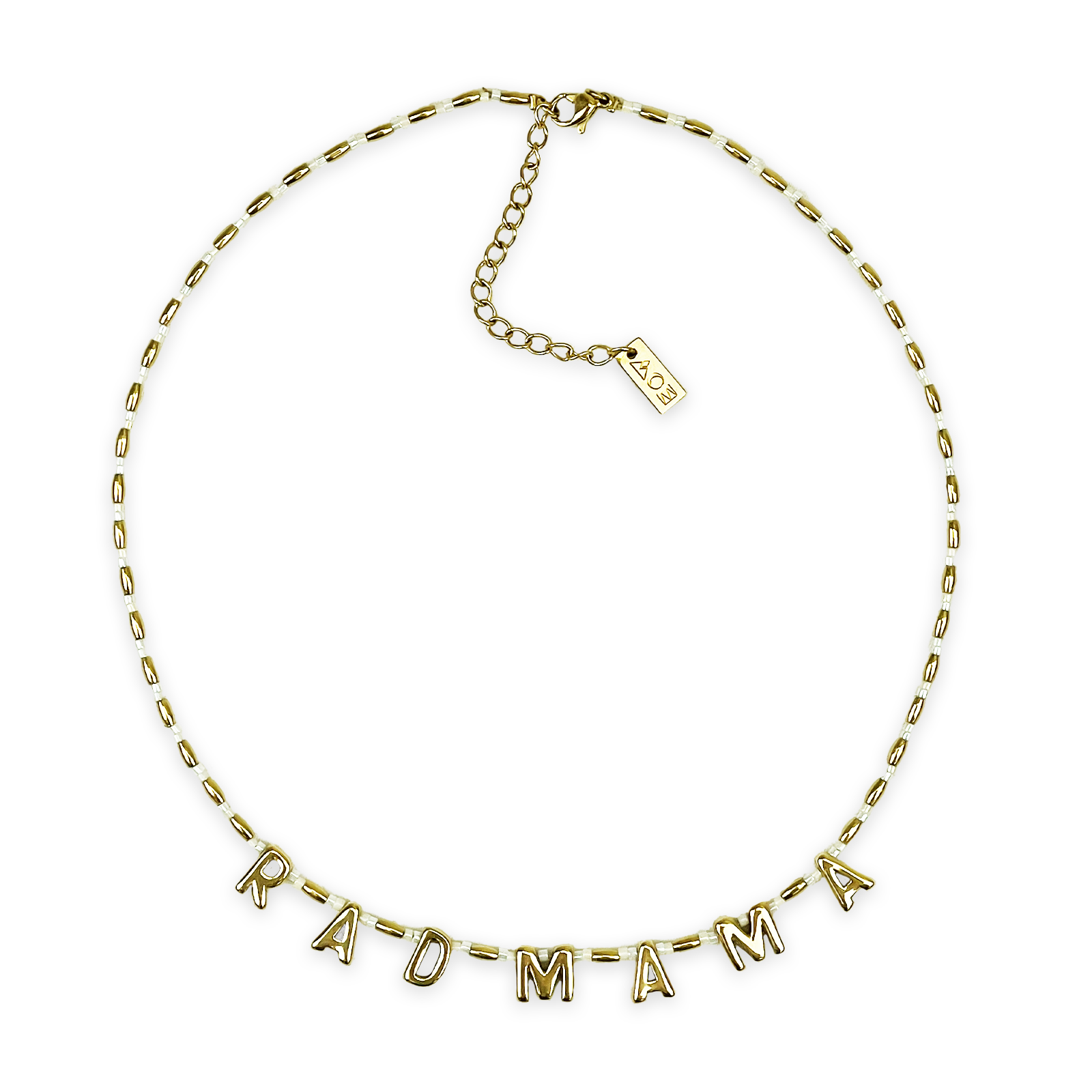 Rad Mama Gold and Pearl Necklace - Banabae x Arms of Eve