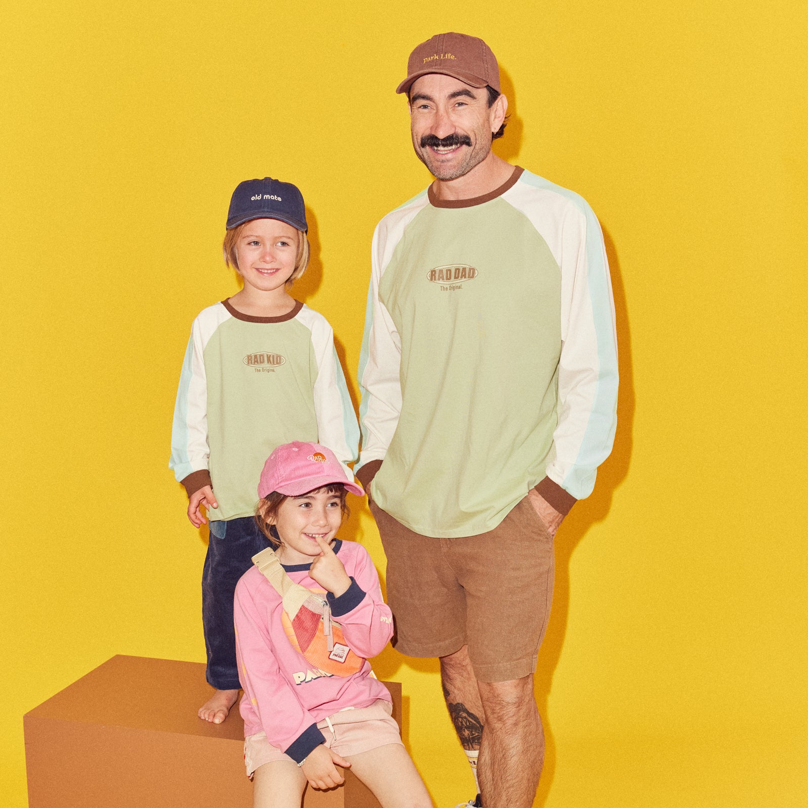 Rad Dad Long Sleeve Spliced Tee