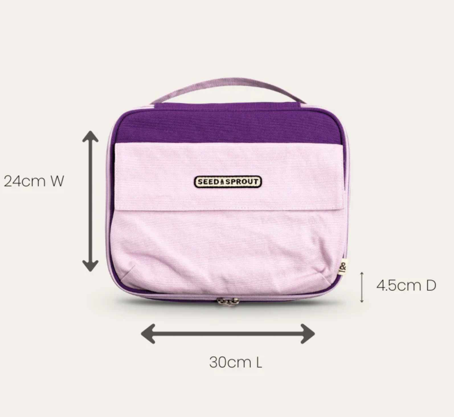 Insulated CrunchCase Lunch Bag - Plum