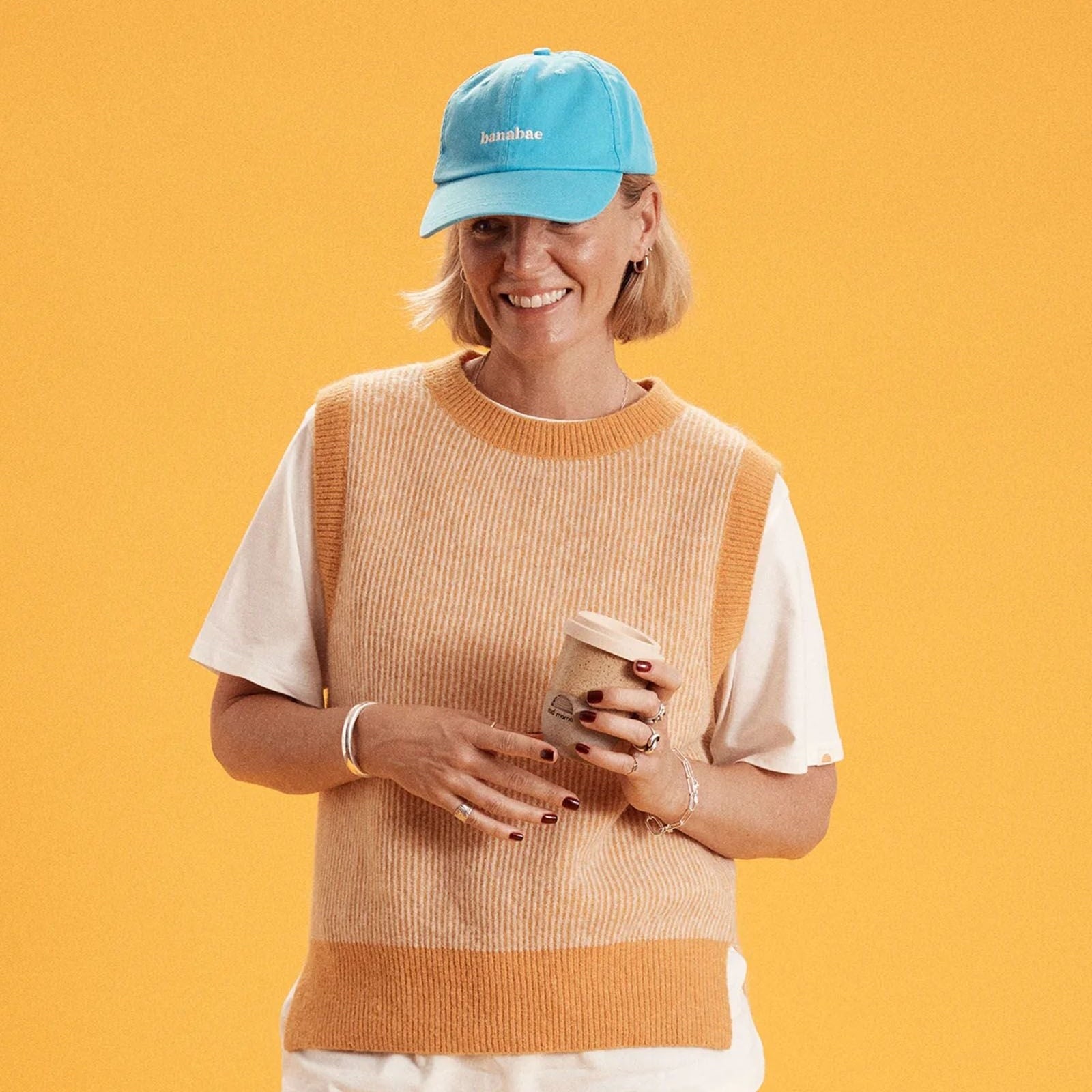 Variegated Stripe Sarong and Cap Bundle