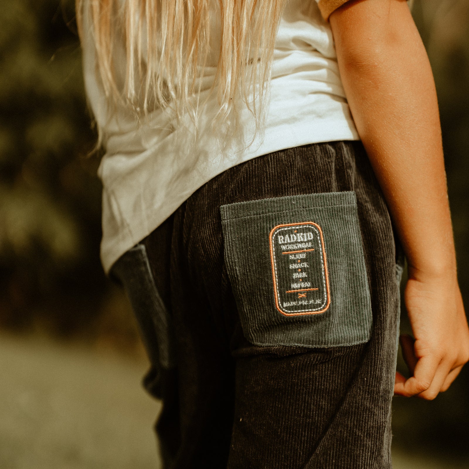 Rad Kid Cord Worker Pant - Dark Teal