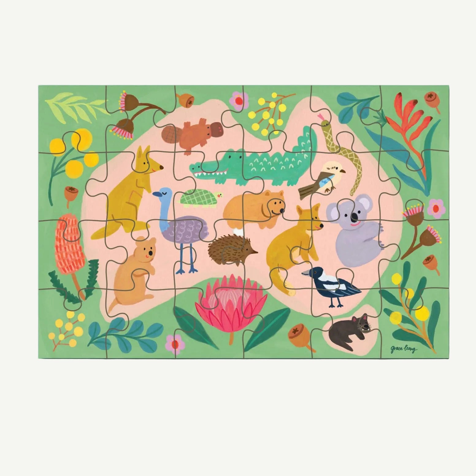24 Piece Kids Puzzle - G'day Yay