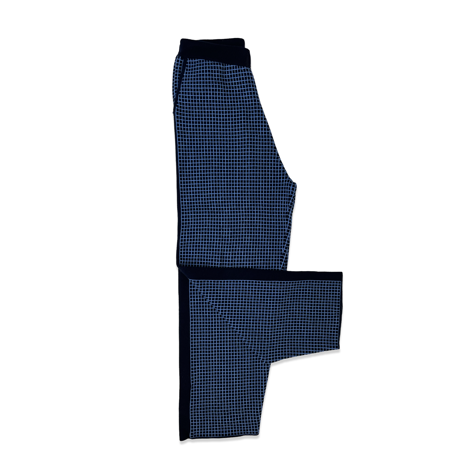 Organic Cotton Knit Lounge Set Bundle - Micro Check