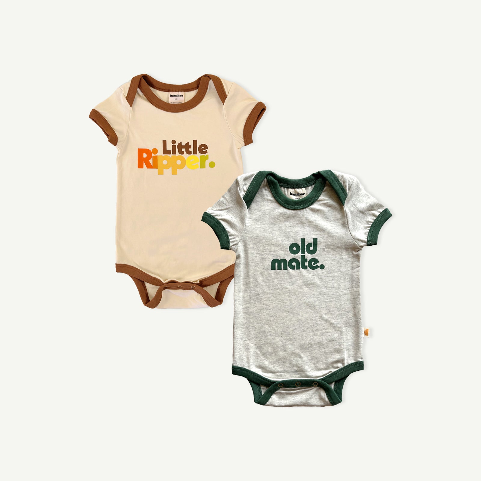 Old Mate and Little Ripper Onesie Bundle