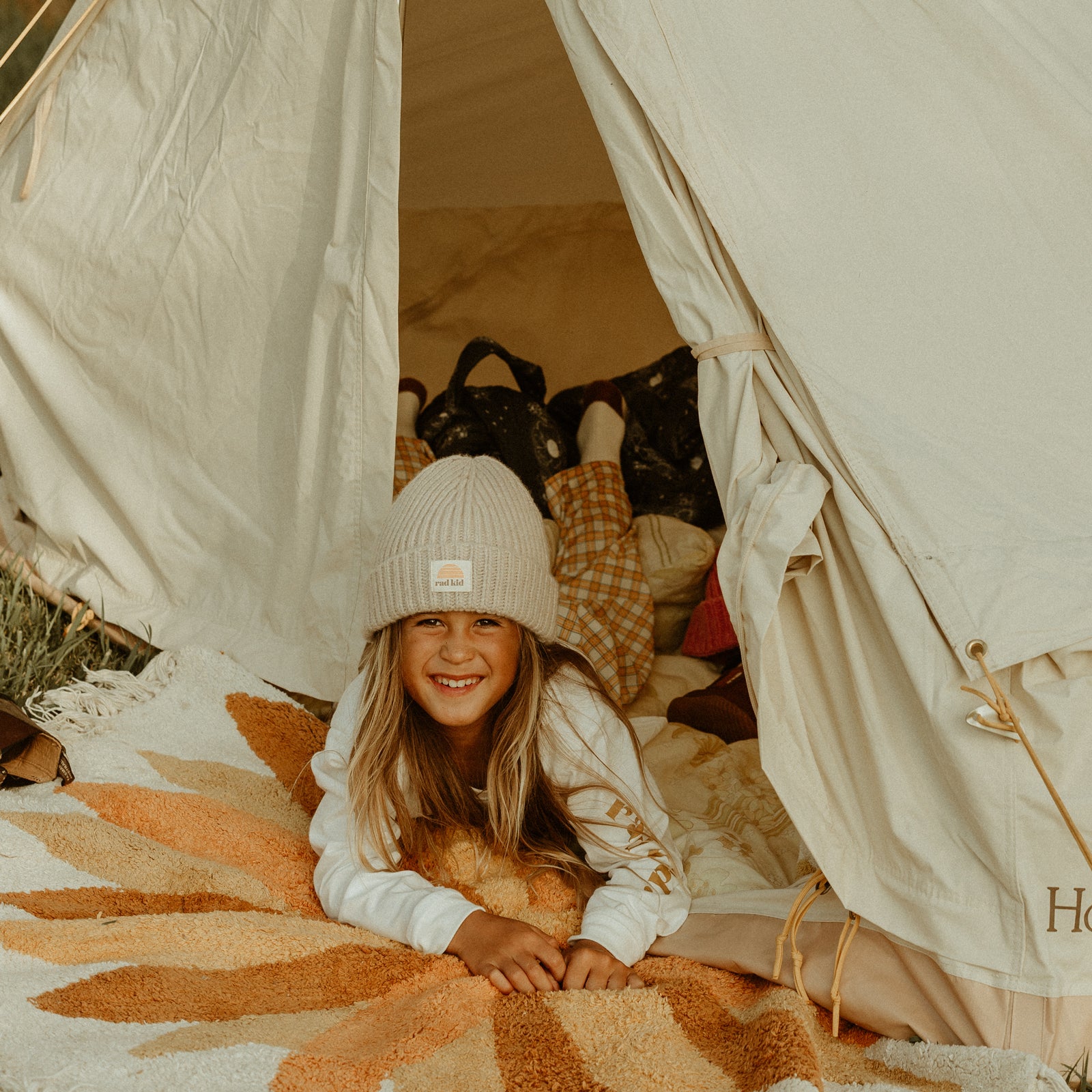 Rad Kid Merino Beanie - Oat