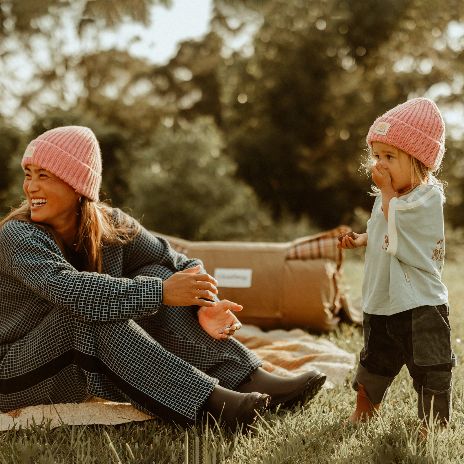 Rad Kid Easter Bundle #1 - Peony Pink Beanie, Sock and Koko Koala's Outback Tin Milk Choc