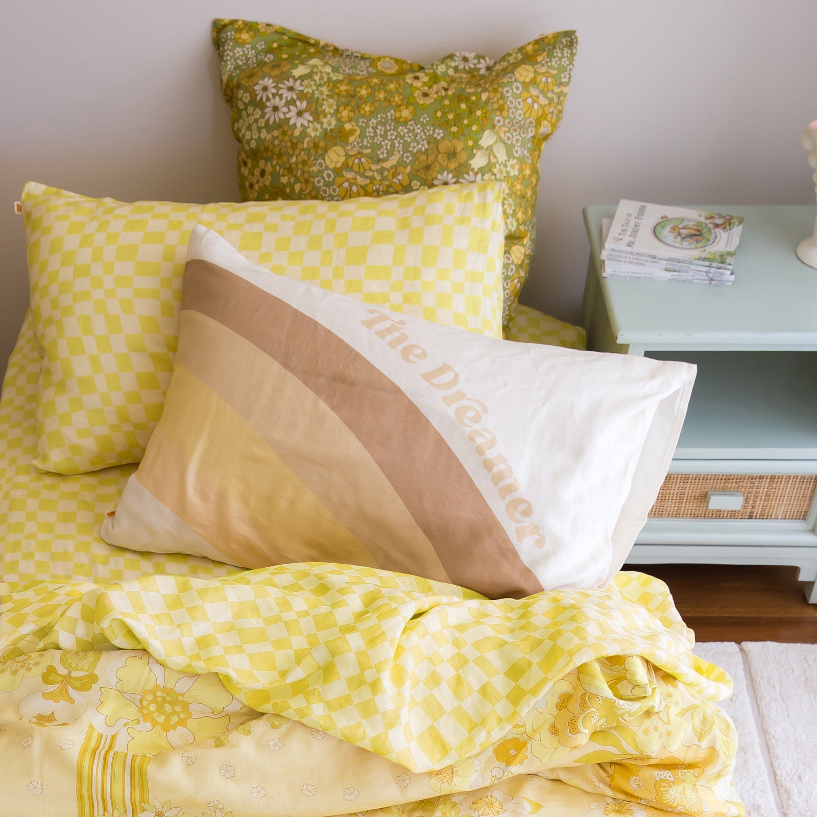 Upsy Daisy Reversible Euro Pillowcase