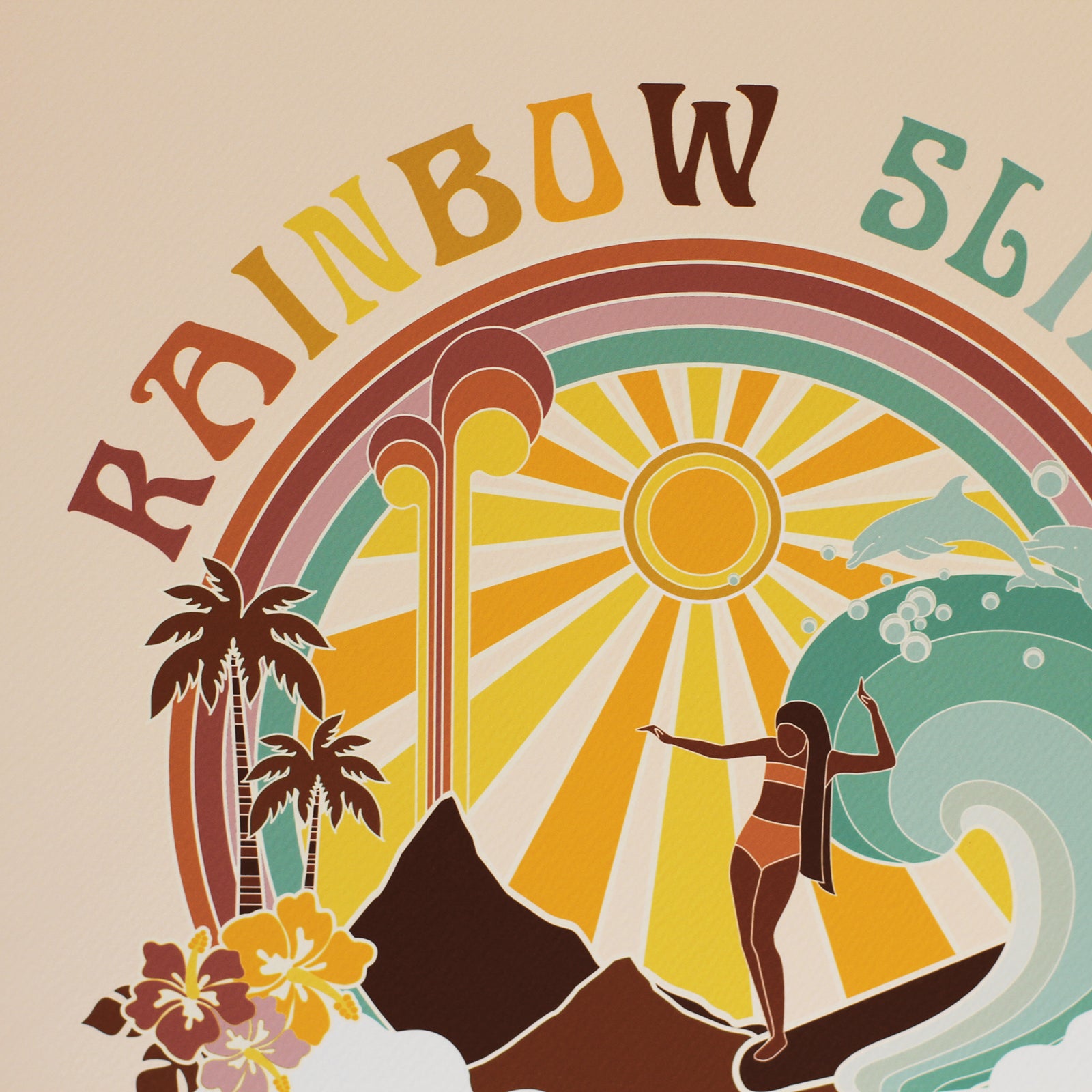Rainbow Slider Digital Art Download