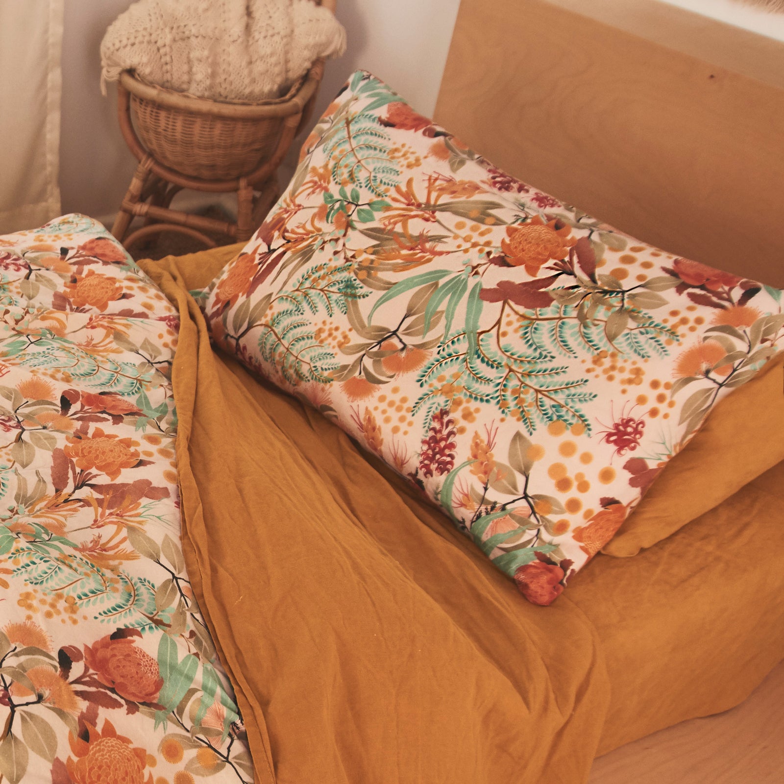 Wattle Wander Standard Pillowcase