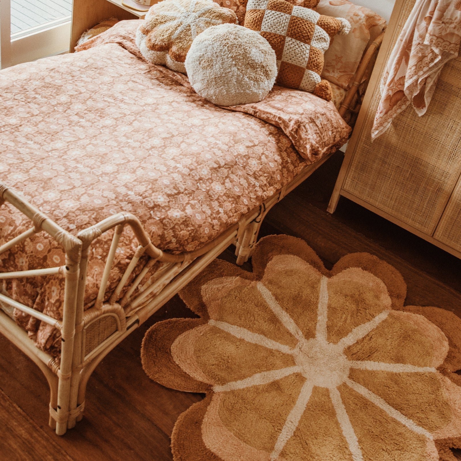 Flower Power Tufted Rug